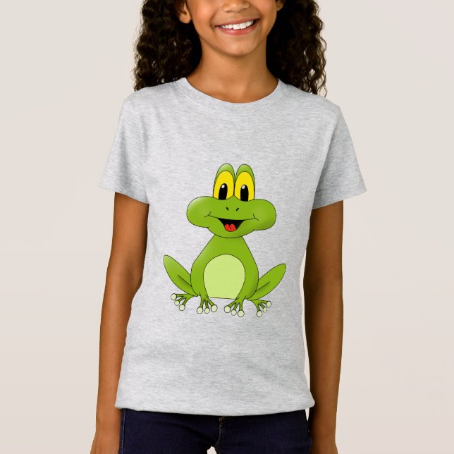 Animated Green Frog T-Shirt (Front)