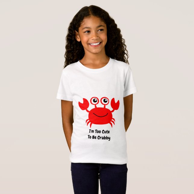 Animated Happy Red Crab T-Shirt (Front Full)