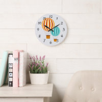 Animated Hot Air Balloon Clock