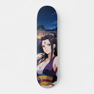 Animated Japanese Princess Palace Skateboard