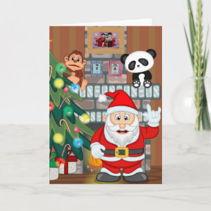 Animated Santa Claus Holiday Card