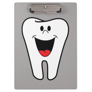 Animated Smiling Tooth Clipboard