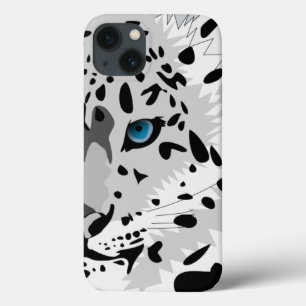 Animated Snow Leopard iPhone 13 Case