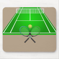 Animated Tennis Court and rackets