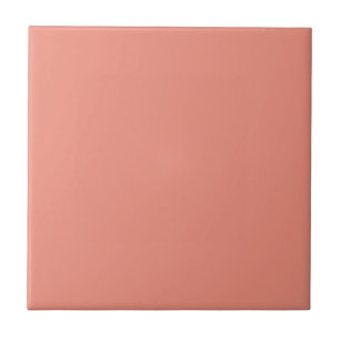 Animation Coral Pink Square Kitchen and Bathroom Tile