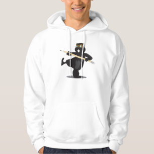 Animation Ninja Beaver (title) Hoodie
