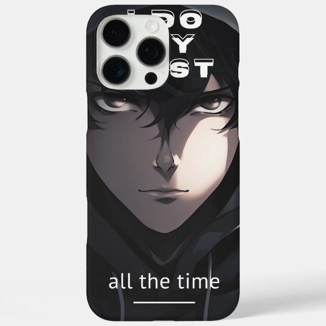 'Anime Aesthetic: All The Time' iPhone 16 Pro Max  Case-Mate iPhone Case (Back)