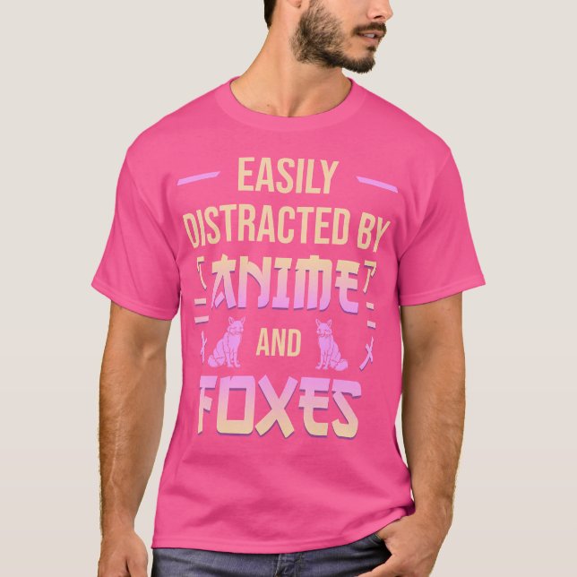 Anime And Foxes Kawaii Anime Lover Japanese Otaku  T-Shirt (Front)