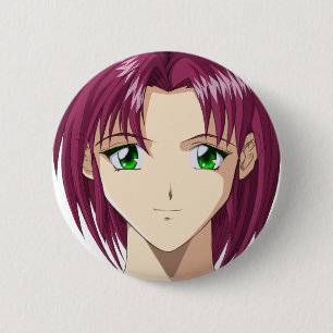 Anime and Manga Faces 6 Cm Round Badge
