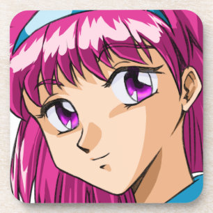 Anime and Manga Faces Coaster
