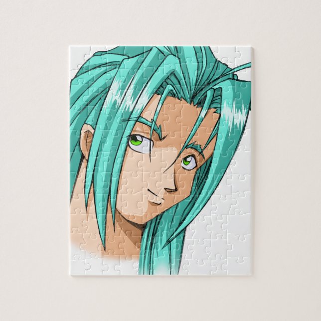Anime and Manga Faces Jigsaw Puzzle (Vertical)