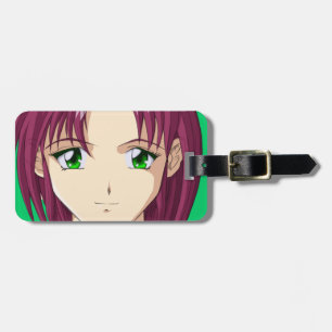Anime and Manga Faces Luggage Tag