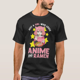 Anime And Ramen Bowl Japanese Noodles T-Shirt