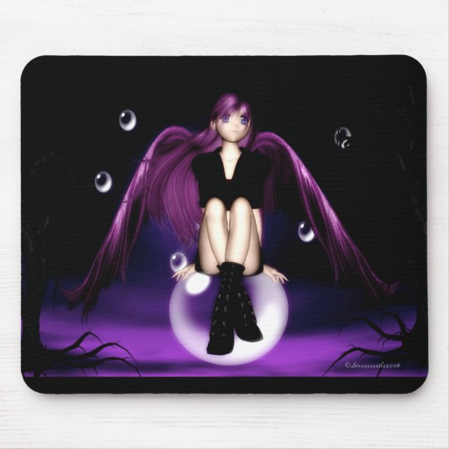 Anime Angel Mouse Pad (Front)