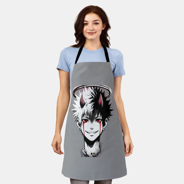 Anime Apron For Him or Her (Worn)