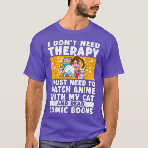 Anime Art for Teen Girls Women Merch Comic Books C T-Shirt