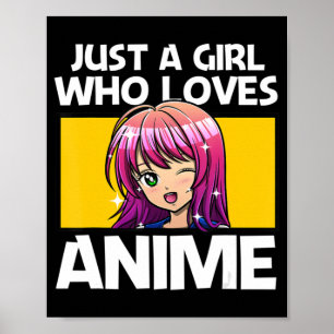 Anime Art For Women Teen Girls Anime Merch Girl An Poster