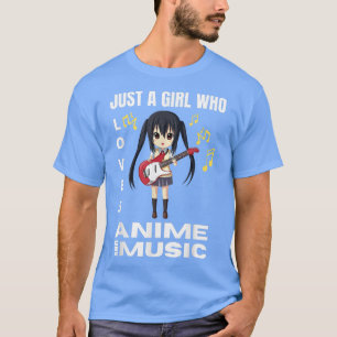 Anime Art For Women Teen Girls Anime Merch Music A T-Shirt