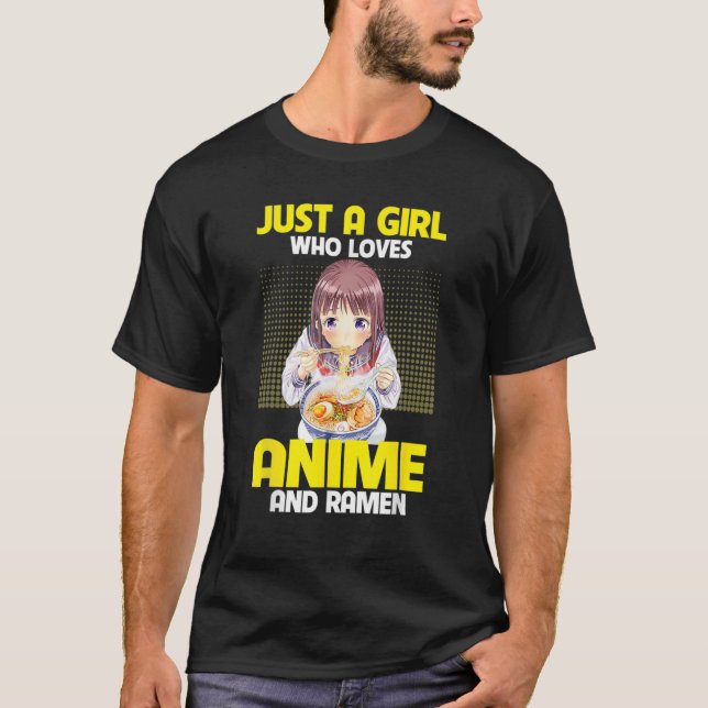 Anime Art For Women Teen Girls Anime Merch Ramen A T-Shirt (Front)