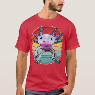 Anime Axolotl Waifu Who Love Anime Ramen And Sketc T-Shirt