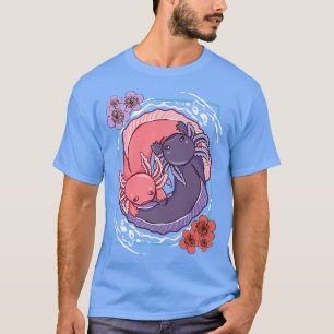 Anime Axolotl Waifu Who Love Anime Ramen And Sketc T-Shirt