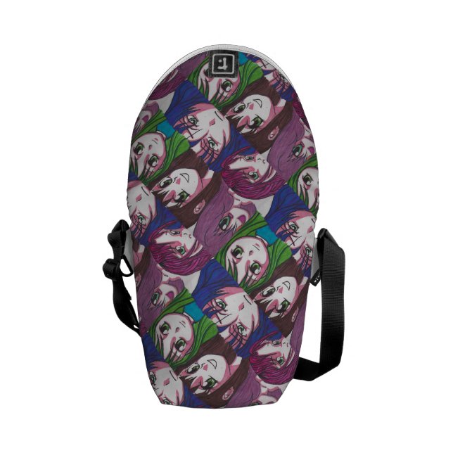 Anime Bag Courier Bag (Back Open)