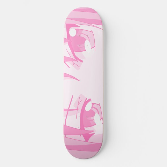 Anime Big Eyes Skateboard Deck (Front)