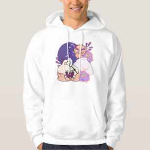 Anime Boy and Animals with Eye Patch Art Hoodie