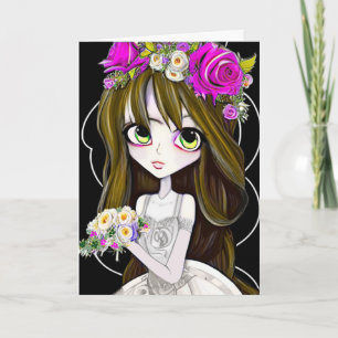 Anime Bride Bridesmaid Invitation