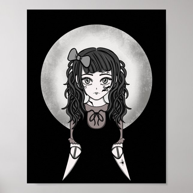 Anime Broken Doll Gothic Lolita Poster (Front)
