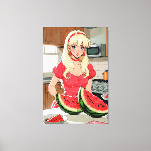 Anime canvas print