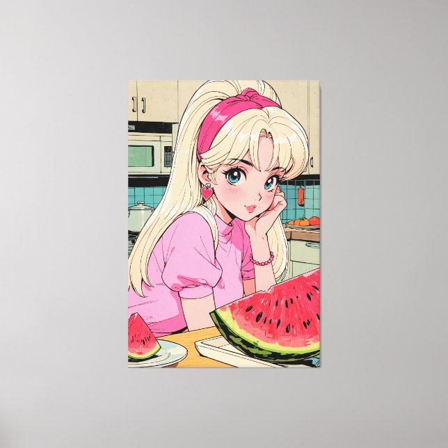 Anime  canvas print (Front)