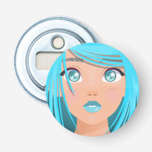 ANIME CARTOON GIRL BOTTLE OPENER