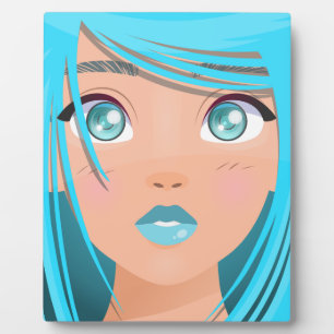 ANIME CARTOON GIRL PLAQUE