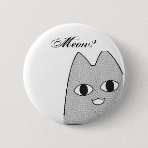 Anime cat 6 cm round badge