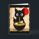 Anime Cat Ramen Japanese Funny Cat Graphic Tees An Card<br><div class="desc">Anime Cat Ramen Japanese Funny Cat Graphic Tees Anime Gifts</div>