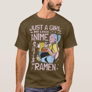 Anime Cats & Ramen Girl  Japan  T-Shirt
