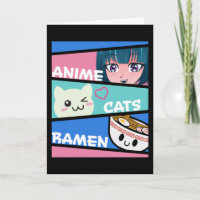 Anime Cats Ramen Manga Cosplay Japan Kawaii Gift