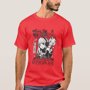 Anime Celebrity Girl Japanese Cyber Streetwear boy T-Shirt