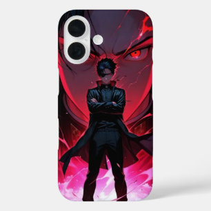 Anime character in a suit iPhone 16 case
