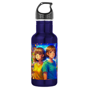 Anime Characters Colourful Art  532 Ml Water Bottle