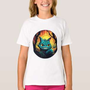 Anime Cheshire Cat Alice in Wonderland  T-Shirt