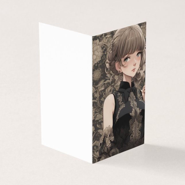 Anime Chic Little Black Dress LBD Blank (Outside)