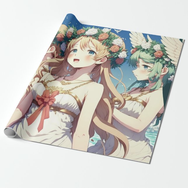 Anime Chor Wrapping Paper (Unrolled)