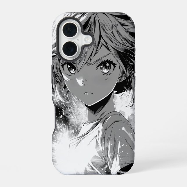 Anime Comics iPhone 16 Case (Back)