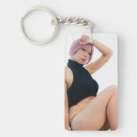 Anime Cosplay Photo Key Chain