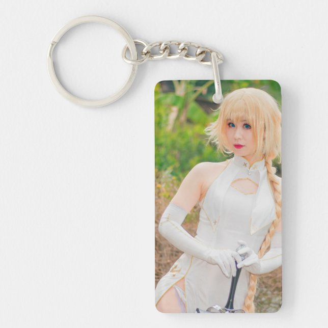 Anime Cosplay Photo Key Chain (Front)