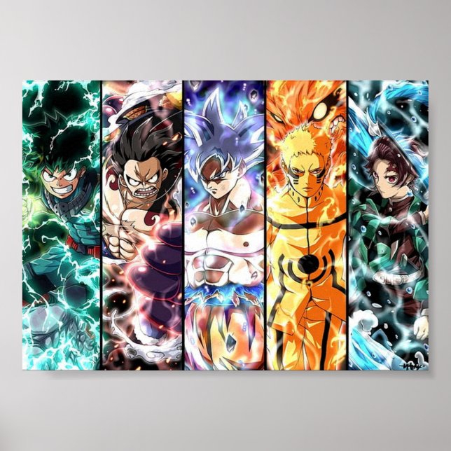 Anime Crossover Poster (Front)