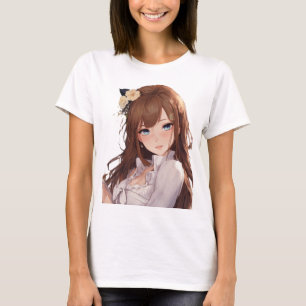 Anime Cute Japanese Kawaii Cartoon Otaku girl T-Shirt