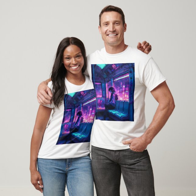 Anime Cyber Punk Themed Graphic Shirt (Unisex)